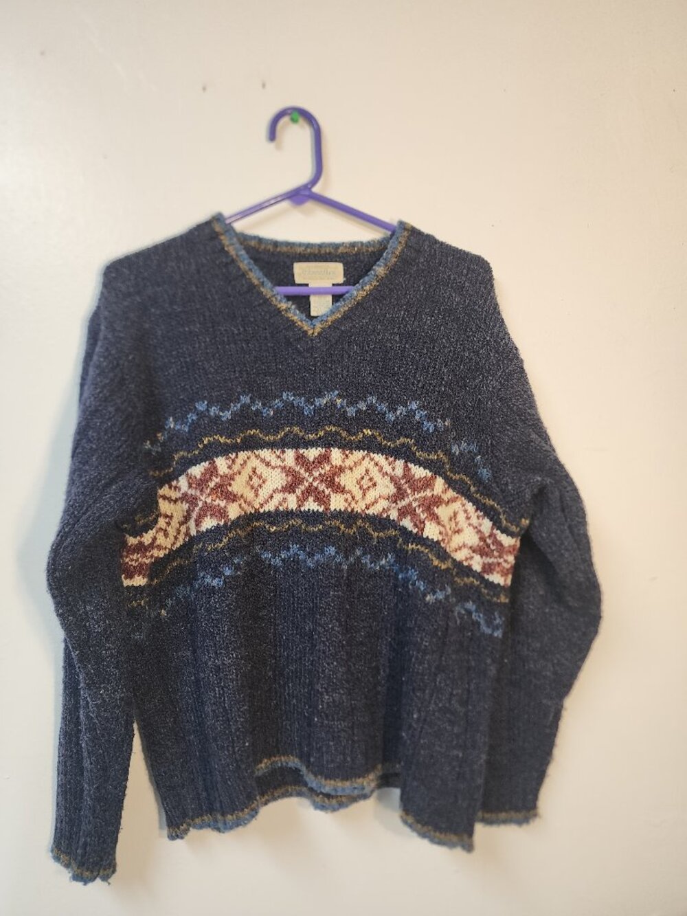 St. Johns bay Large Acrylic blend vneck sweater euc